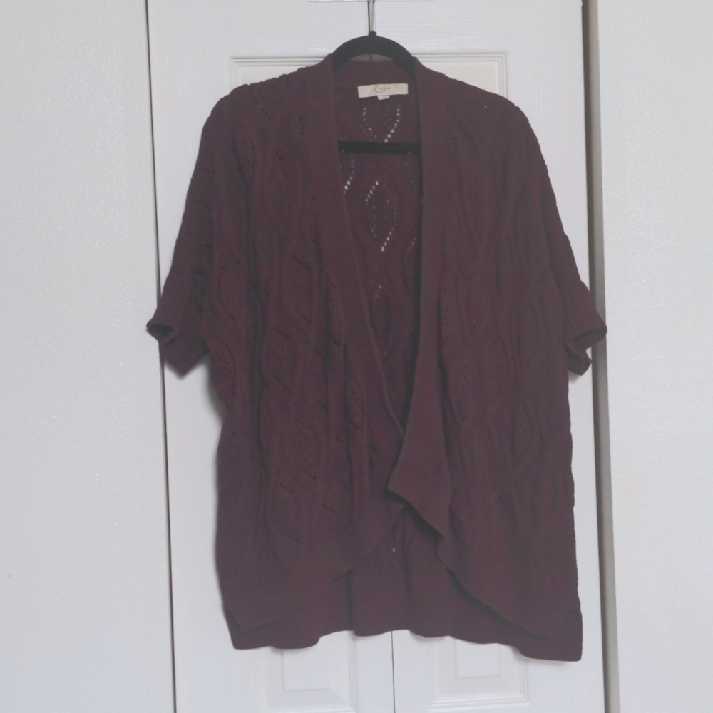 Burgundy shrug